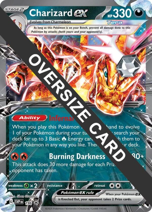 Charizard ex -196 Normal Jumbo Cards Charizard ex -196 Normal Jumbo Cards