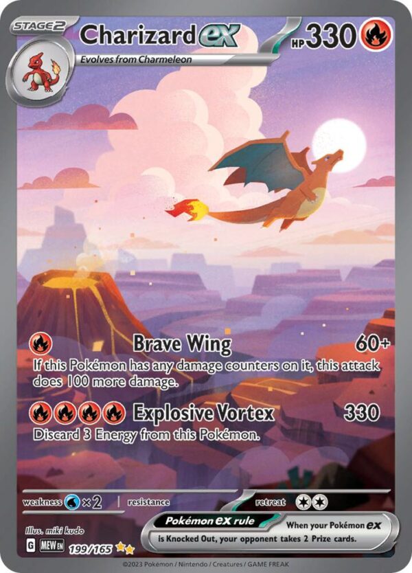 Charizard ex 199/165 Holofoil SV: Scarlet & Violet 151 Charizard ex 199/165 Holofoil SV: Scarlet & Violet 151