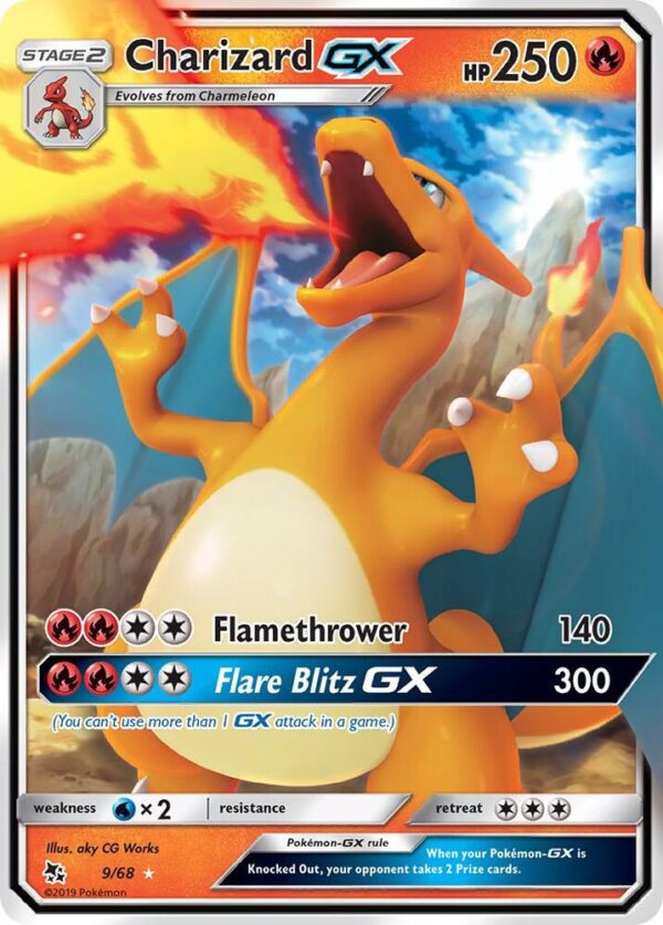 Charizard GX 9/68 Holofoil Hidden Fates