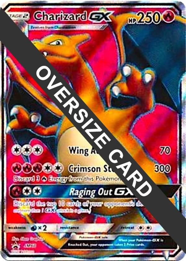 Charizard GX SM60 (SM Black Star Promos) Holofoil Jumbo Cards