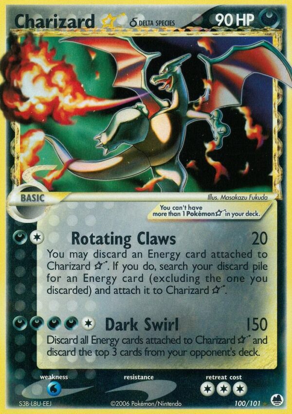 Charizard Star (Delta Species) 100/101 Holofoil Dragon Frontiers
