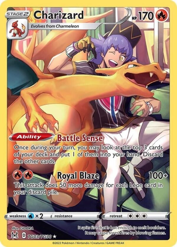 Charizard TG03/TG30 Holofoil SWSH11: Lost Origin Trainer Gallery