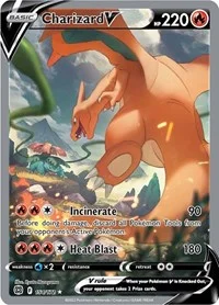 Charizard V (Alternate Full Art) | 154/172 | Holofoil | SWSH09: Brilliant Stars
