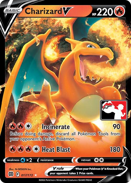 Charizard V (Prize Pack Series 2) 017/172 Holofoil Prize Pack Series Cards