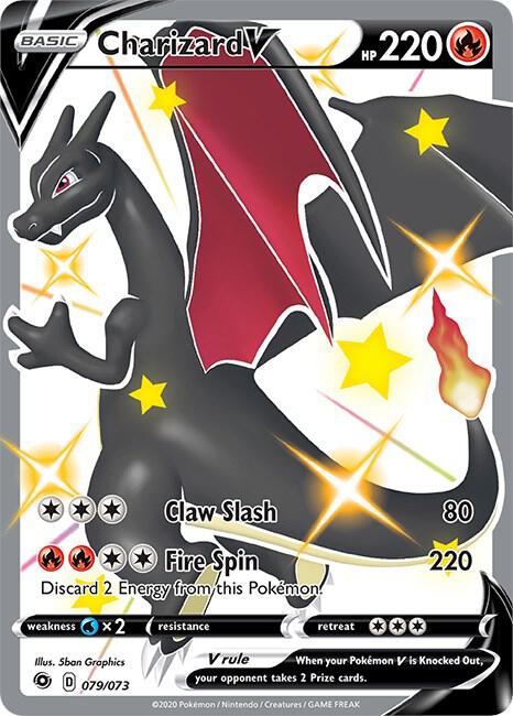 Charizard V (Secret) 79/73 Holofoil Champion’s Path Charizard V (Secret) 79/73 Holofoil Champion’s Path