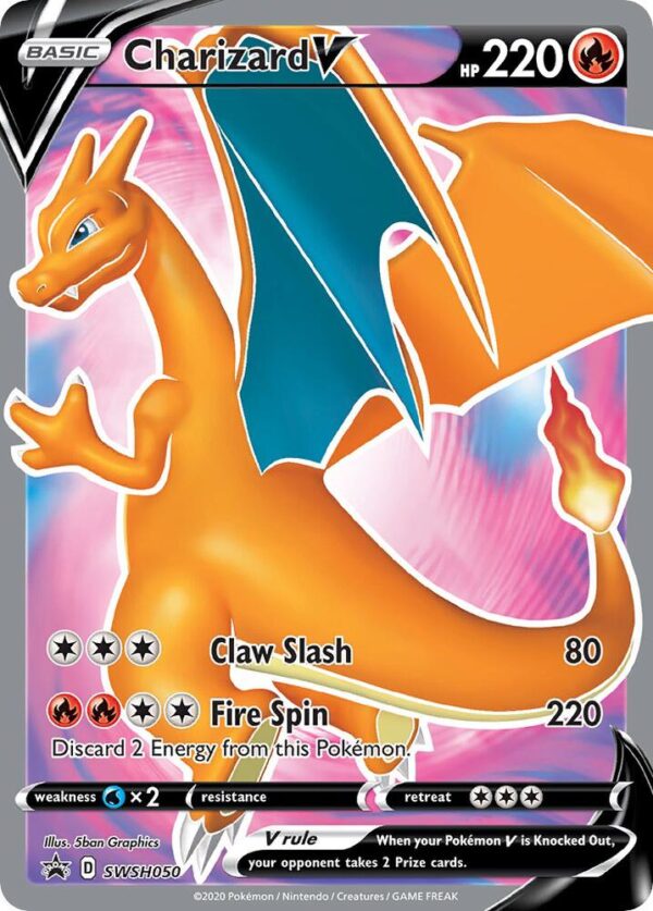 Charizard V SWSH050 Holofoil SWSH: Sword & Shield Promo Cards