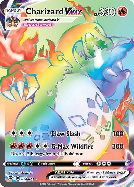 Charizard VMAX (Secret) 74/73 Holofoil Champion’s Path Charizard VMAX (Secret) 74/73 Holofoil Champion’s Path