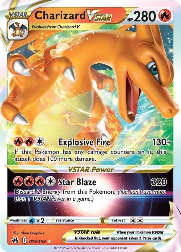 Charizard VSTAR 019/159 Holofoil Crown Zenith