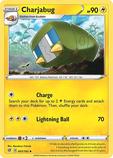 Charjabug 065/192 Normal SWSH02: Rebel Clash Charjabug 065/192 Normal SWSH02: Rebel Clash