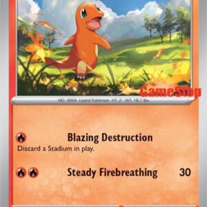 Charmander 004/165 (GameStop Exclusive) Reverse Holofoil Miscellaneous Cards & Products