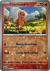 Charmander | 004/165 (Reverse Cosmos Holo) (Costco Exclusive) | Holofoil | Miscellaneous Cards & Products