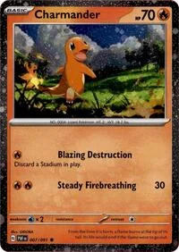 Charmander | 007/091 (Cosmos Holo) | Holofoil | Miscellaneous Cards & Products