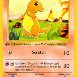 Charmander 046/102 1st Edition Base Set (Shadowless)