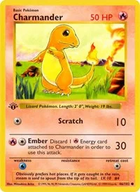Charmander | 046/102 | 1st Edition | Base Set (Shadowless)