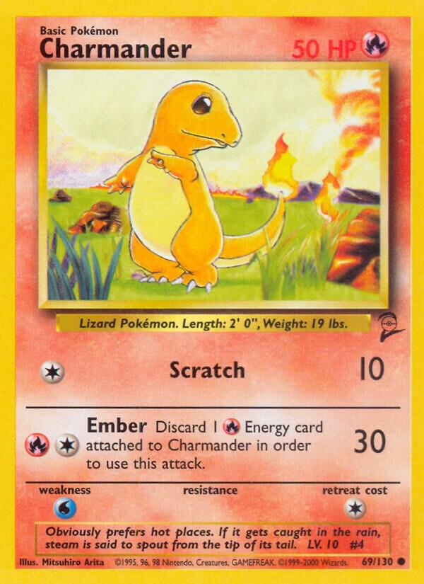 Charmander 069/130 Normal Base Set 2