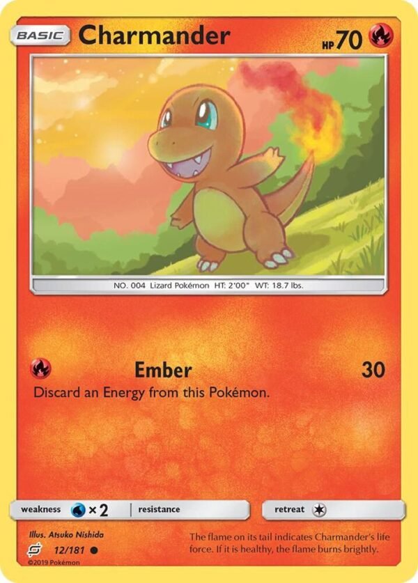 Charmander (12) 12/181 Reverse Holofoil SM – Team Up