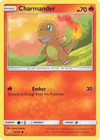 Charmander (12) | 12/181 | Reverse Holofoil | SM - Team Up
