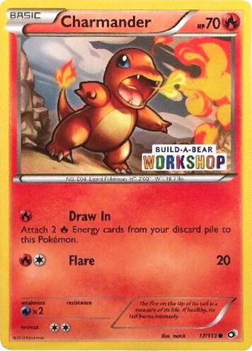 Charmander 17/113 (Build-A-Bear Workshop Exclusive) 017/113 Normal Miscellaneous Cards & Products