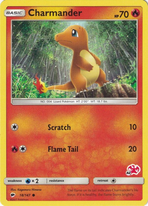 Charmander 18/147 (#42 Charizard Stamped) 018/147 Normal Battle Academy Charmander 18/147 (#42 Charizard Stamped) 018/147 Normal Battle Academy