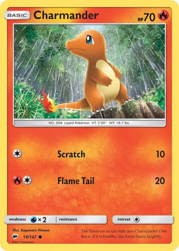 Charmander 18/147 Normal SM – Burning Shadows Charmander 18/147 Normal SM – Burning Shadows