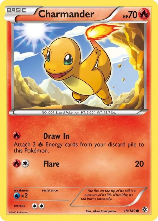 Charmander 18/149 Reverse Holofoil Boundaries Crossed