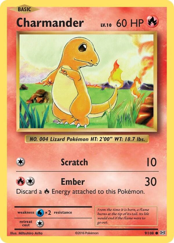Charmander 9/108 Normal XY – Evolutions Charmander 9/108 Normal XY – Evolutions
