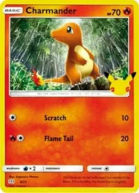 Charmander | 9/25 | 009/025 | Normal | McDonald's 25th Anniversary Promos
