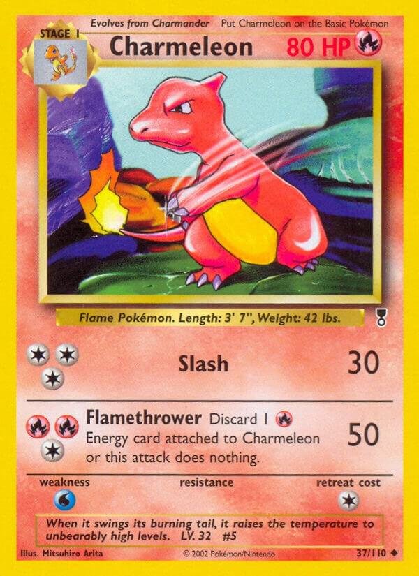Charmeleon 037/110 Reverse Holofoil Legendary Collection Charmeleon 037/110 Reverse Holofoil Legendary Collection
