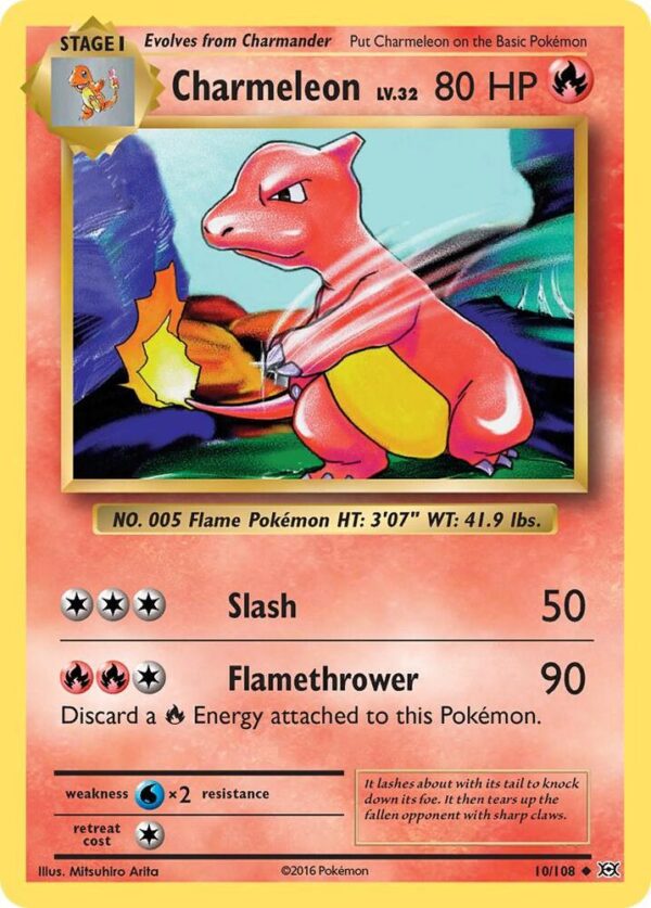 Charmeleon 10/108 Normal XY – Evolutions Charmeleon 10/108 Normal XY – Evolutions