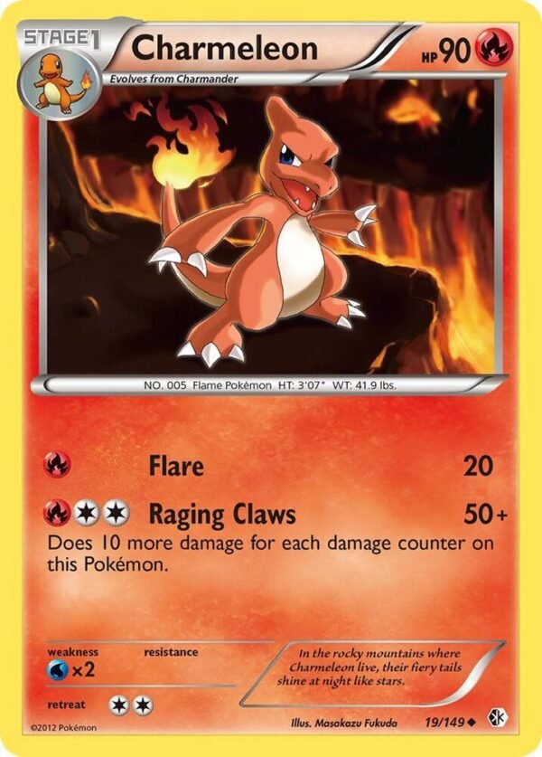 Charmeleon 19/149 Reverse Holofoil Boundaries Crossed