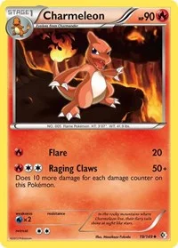 Charmeleon | 19/149 | Reverse Holofoil | Boundaries Crossed
