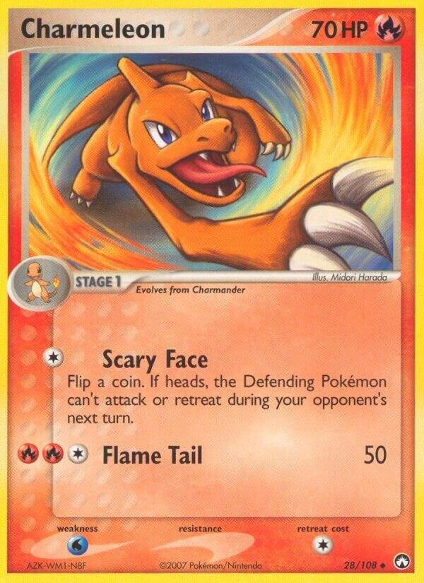 Charmeleon 28/108 Reverse Holofoil Power Keepers