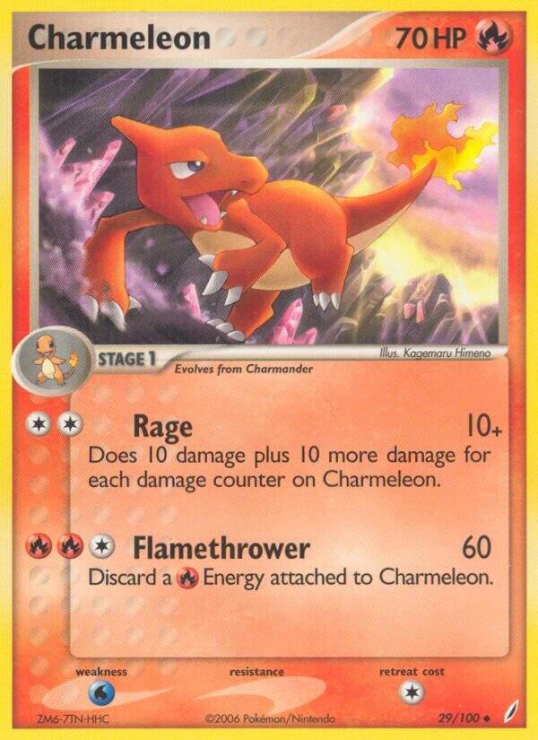 Charmeleon 29/100 Reverse Holofoil Crystal Guardians Charmeleon 29/100 Reverse Holofoil Crystal Guardians