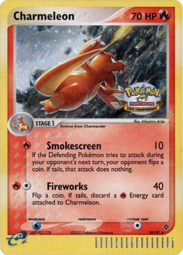 Charmeleon 99/97 (State Championship) 099/097 Holofoil League & Championship Cards Charmeleon 99/97 (State Championship) 099/097 Holofoil League & Championship Cards