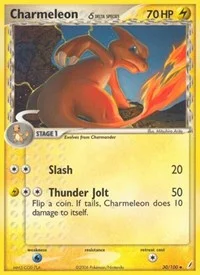 Charmeleon (Delta Species) | 30/100 | Reverse Holofoil | Crystal Guardians