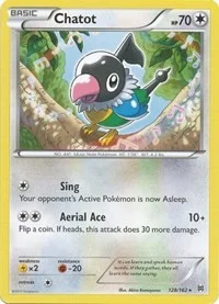 Chatot | 128/162 | Reverse Holofoil | XY - BREAKthrough