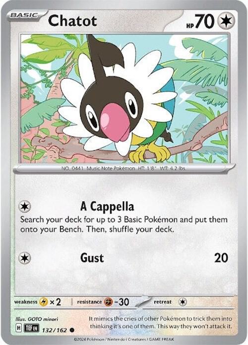 Chatot 132/162 Normal SV05: Temporal Forces Chatot 132/162 Normal SV05: Temporal Forces