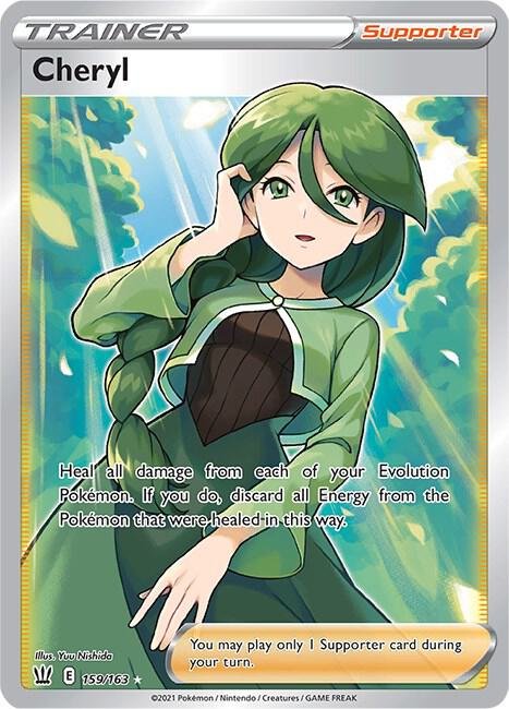 Cheryl (Full Art) 159/163 Holofoil SWSH05: Battle Styles