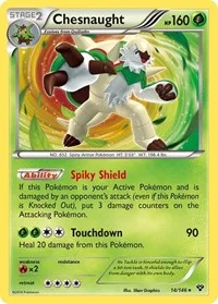 Chesnaught | 14/146 | Reverse Holofoil | XY Base Set