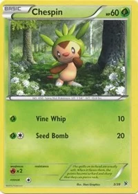 Chespin | 3/39 | Holofoil | Kalos Starter Set