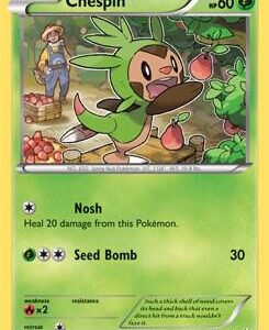 Chespin (7) 7/162 Reverse Holofoil XY – BREAKthrough Chespin (7) 7/162 Reverse Holofoil XY – BREAKthrough