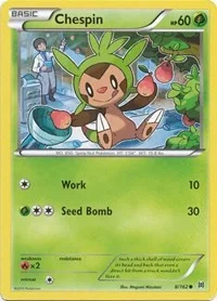 Chespin (8) | 8/162 | Reverse Holofoil | XY - BREAKthrough