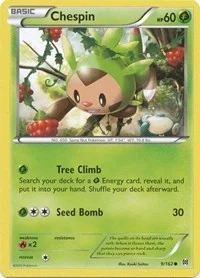 Chespin (9) | 9/162 | Reverse Holofoil | XY - BREAKthrough