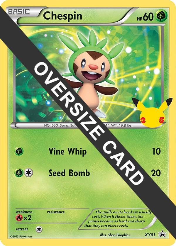 Chespin XY01 Normal First Partner Pack Chespin XY01 Normal First Partner Pack