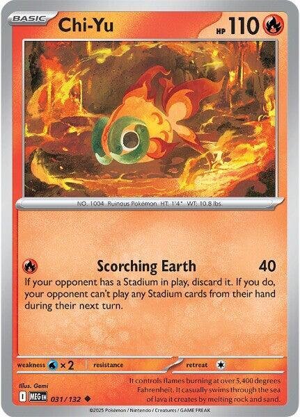 Chi-Yu 031/132 Reverse Holofoil ME01: Mega Evolution