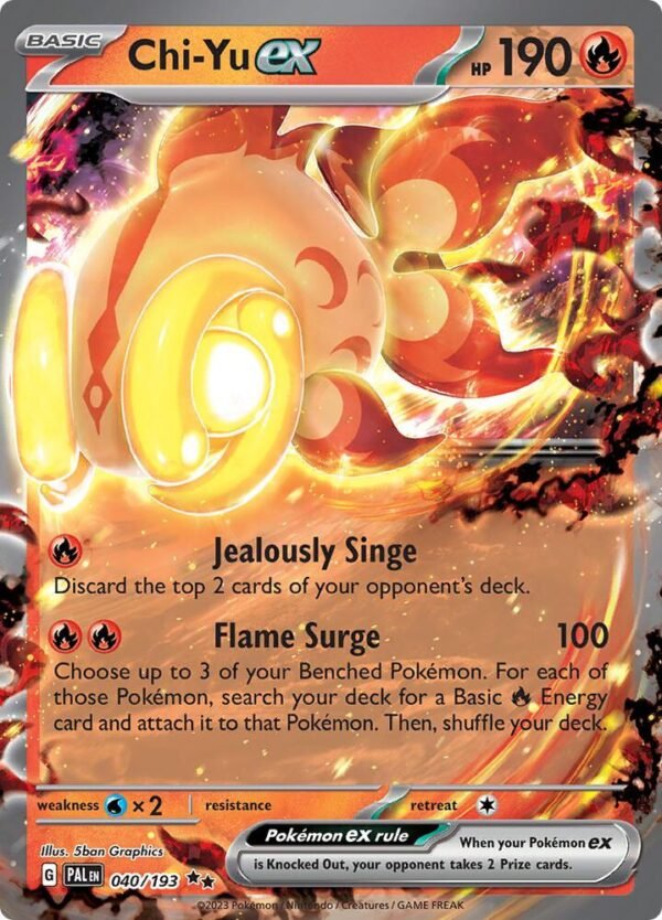 Chi-Yu ex 040/193 Holofoil SV02: Paldea Evolved
