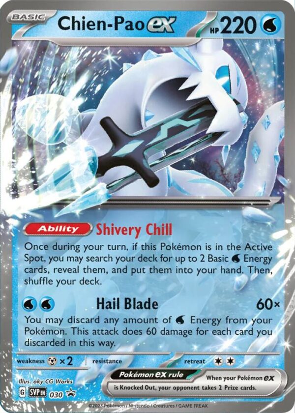Chien-Pao ex 030 Holofoil SV: Scarlet & Violet Promo Cards