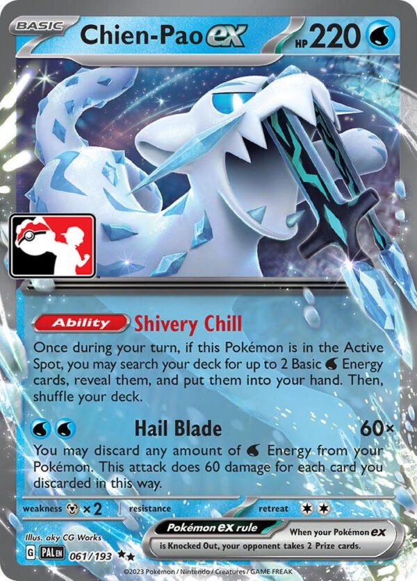Chien-Pao ex 061/193 Holofoil Prize Pack Series Cards Chien-Pao ex 061/193 Holofoil Prize Pack Series Cards