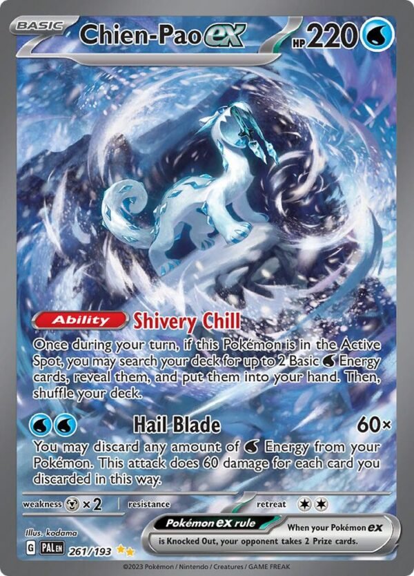 Chien-Pao ex 261/193 Holofoil SV02: Paldea Evolved