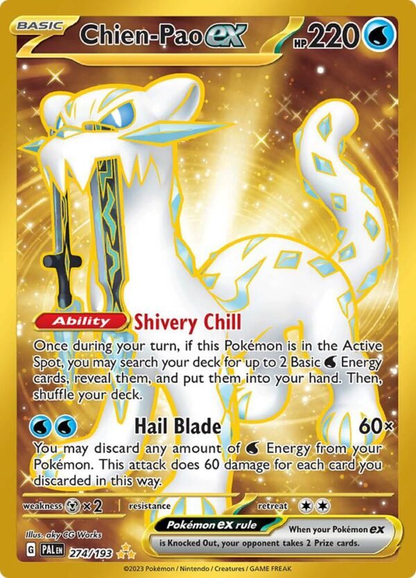 Chien-Pao ex 274/193 Holofoil SV02: Paldea Evolved